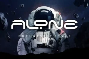 Alone Display Font