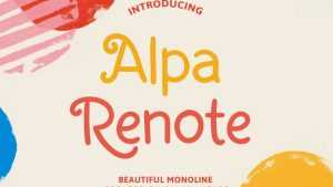 Alpa Renote Font › Fontesk