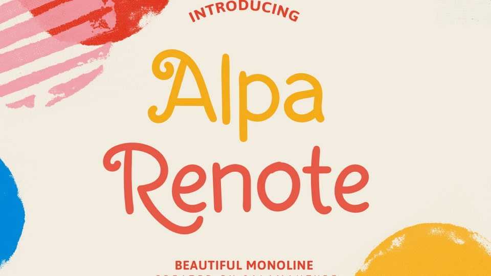 Alpa Renote Font › Fontesk