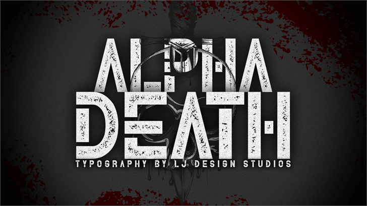 Alpha Death Typeface