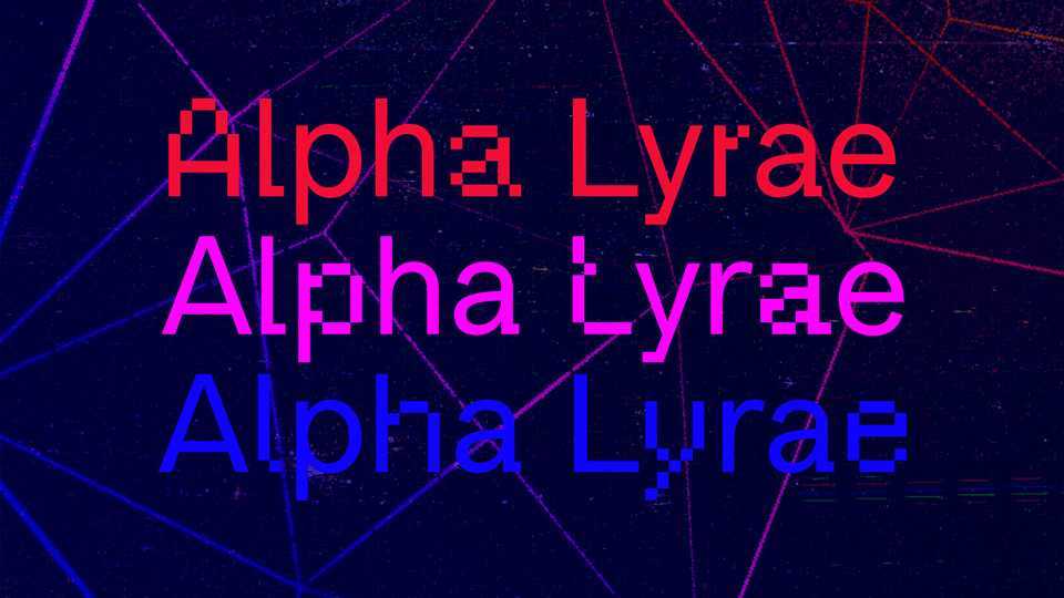 Alpha Lyrae Font › Fontesk