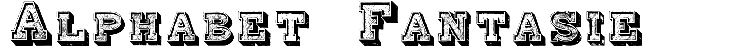 Alphabet Fantasie Font