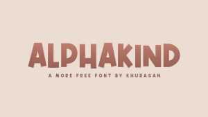 Alphakind Font › Fontesk