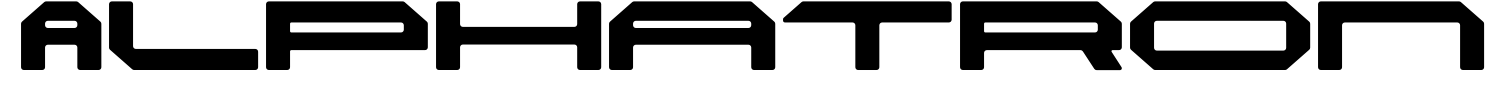 Alphatron Font