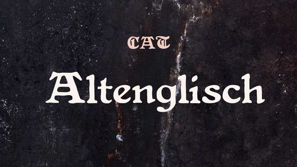 Altenglisch Font › Fontesk