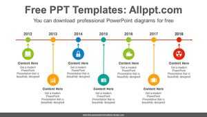 Alternate circle PowerPoint Diagram Template