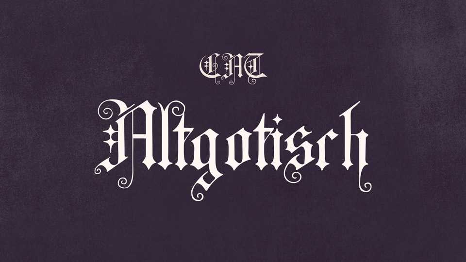 Altgotisch Font › Fontesk