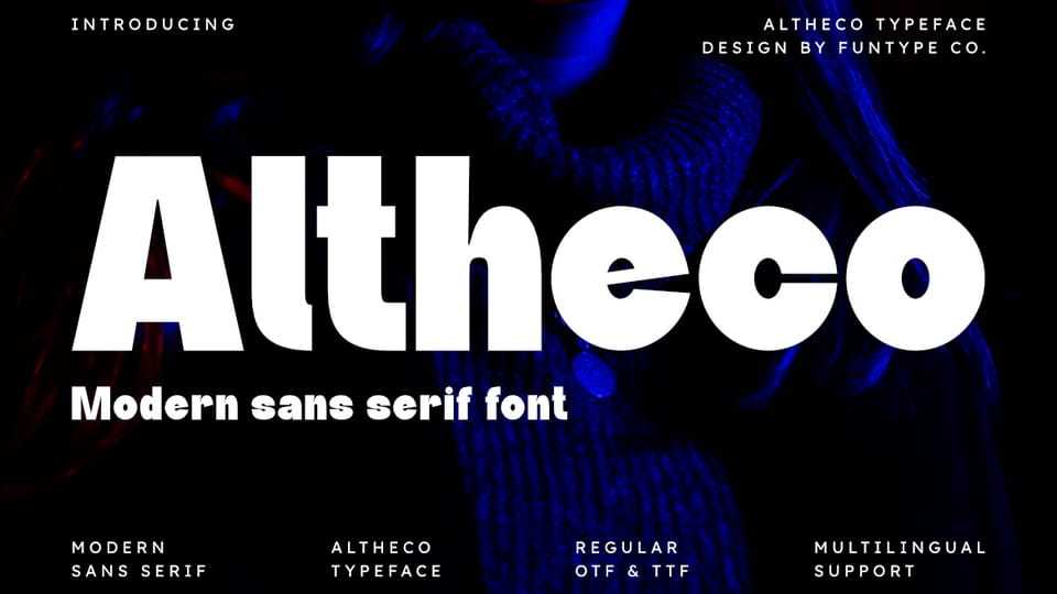 Altheco Font › Fontesk