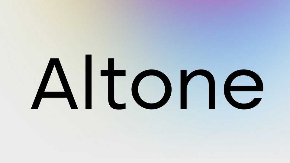 Altone Font Family › Fontesk
