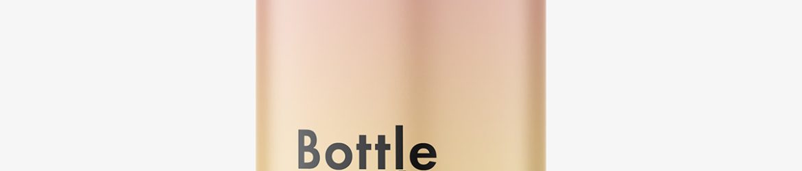 Aluminium screw lid bottle mockup
