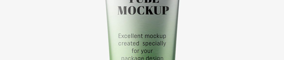Aluminium tube mockup