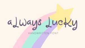 Always Lucky Font › Fontesk