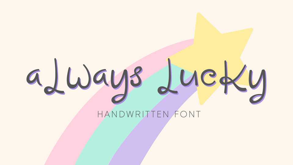 Always Lucky Font › Fontesk