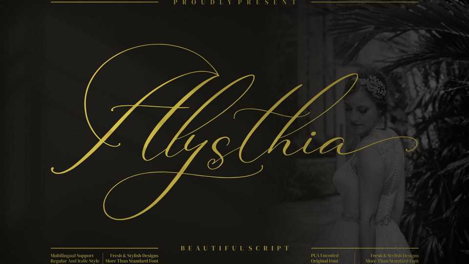 Alysthia Script Font › Fontesk