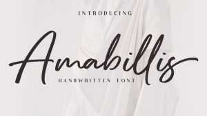 Amabillis Font › Fontesk