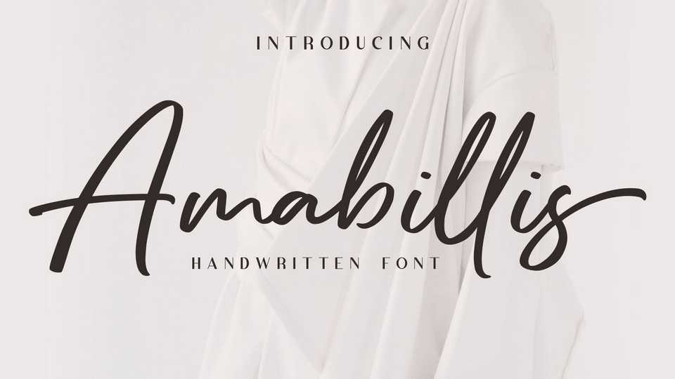Amabillis Font › Fontesk