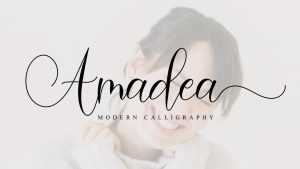 Amadea Script Font › Fontesk