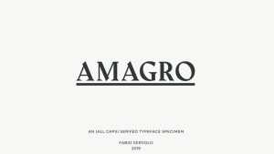 Amagro Font › Fontesk