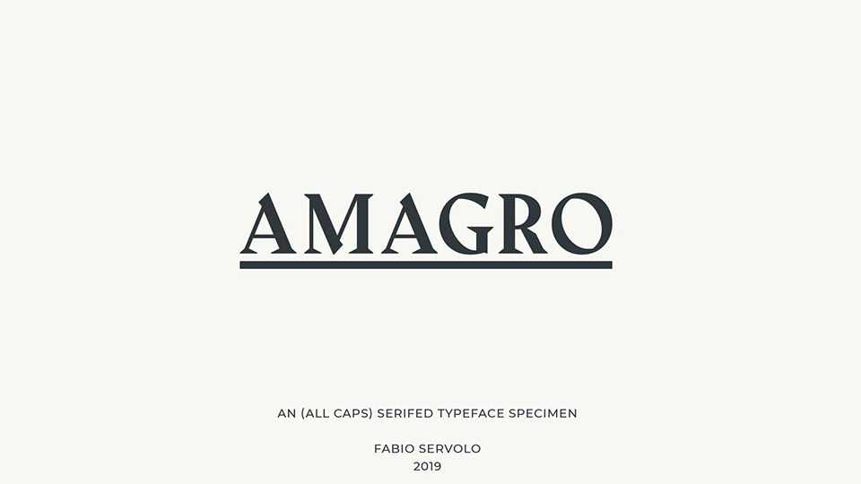 Amagro Font › Fontesk