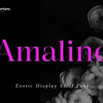 Amaline Font - Fonte Grátis Amaline Font