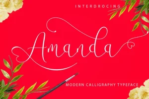 Amanda Script Font
