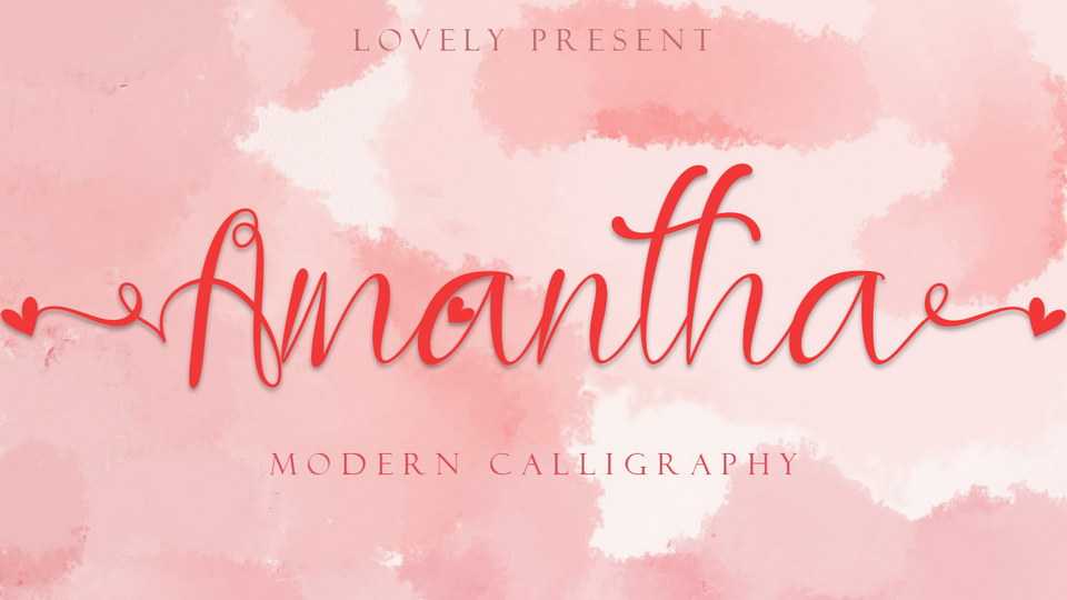 Amantha Script Font › Fontesk