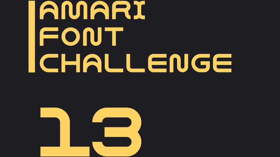 Amari Font 13/100 › Fontesk