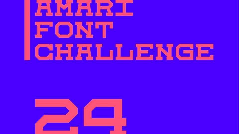 Amari Font 24/100 › Fontesk