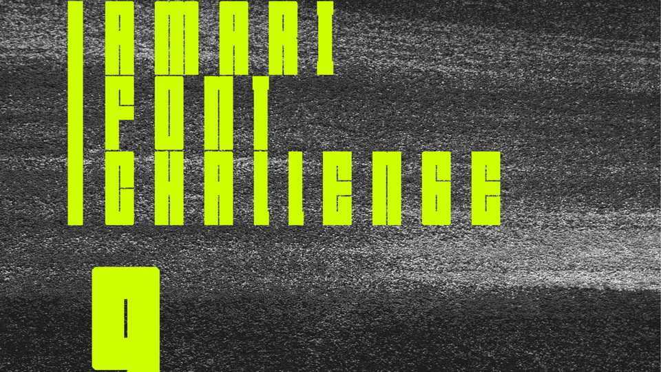 Amari Font 9/100 › Fontesk