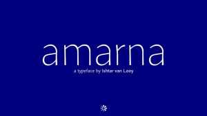 Amarna Font Family › Fontesk
