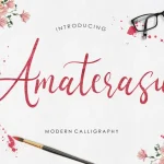 Amaterasu Calligraphy Font