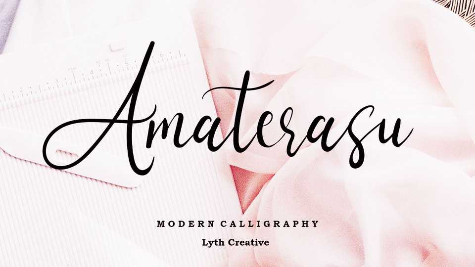 Amaterasu Script Font › Fontesk