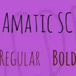 Amatic SC Script Font