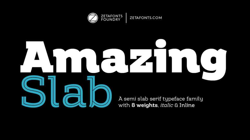 Amazing Slab Font Family › Fontesk