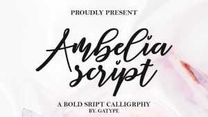 Ambelia Script Font › Fontesk