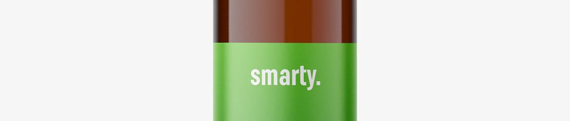 Amber bottle mockup / 10ml