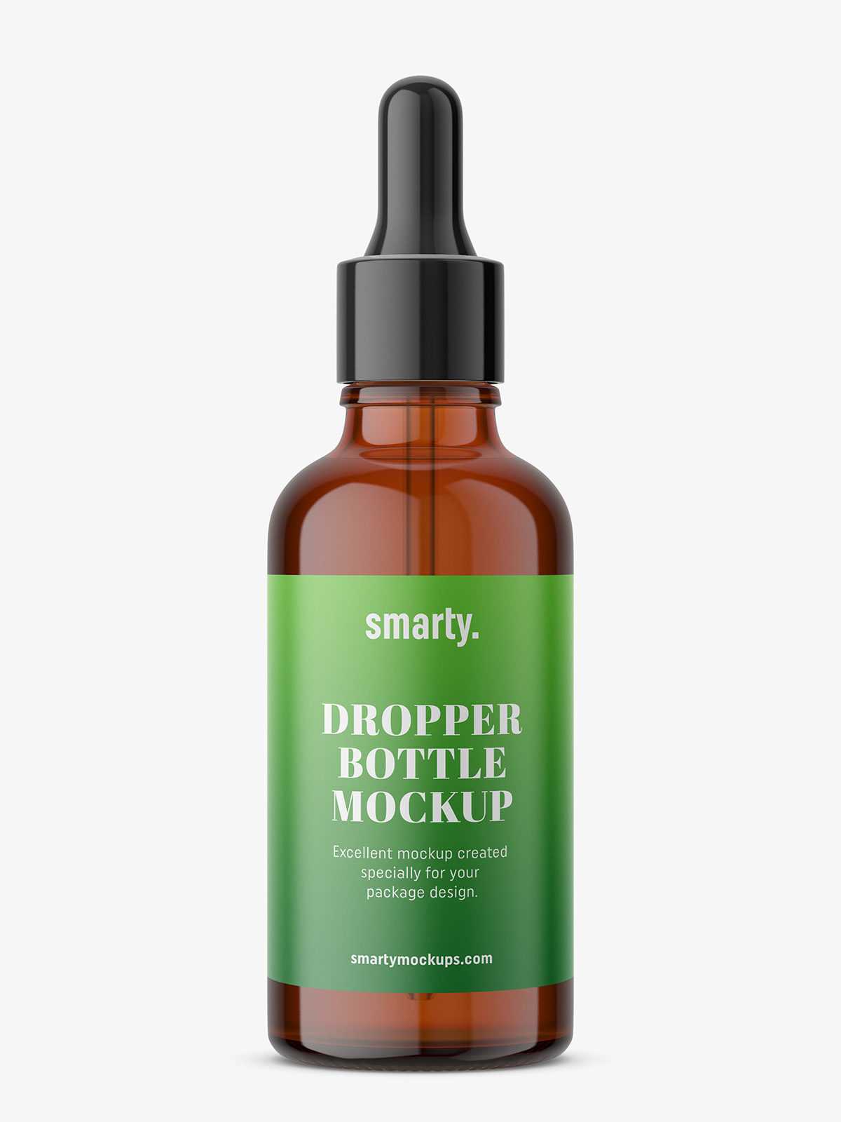 Amber bottle with dropper / 50 ml