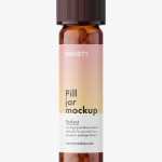 Amber bottle with herbal pills mockup - Free PSD Download Amber bottle with herbal pills mockup