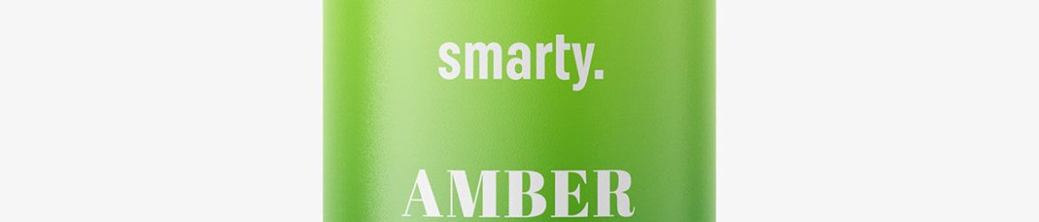 Amber dropper bottle mockup