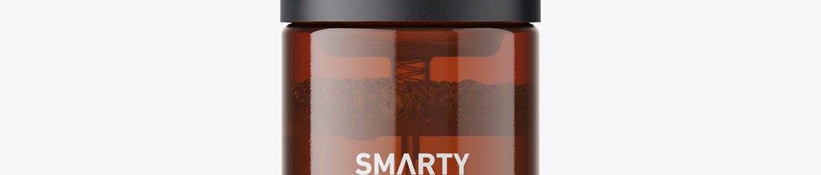 Amber foamer bottle mockup