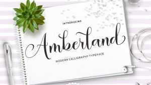Amberland Script Font › Fontesk