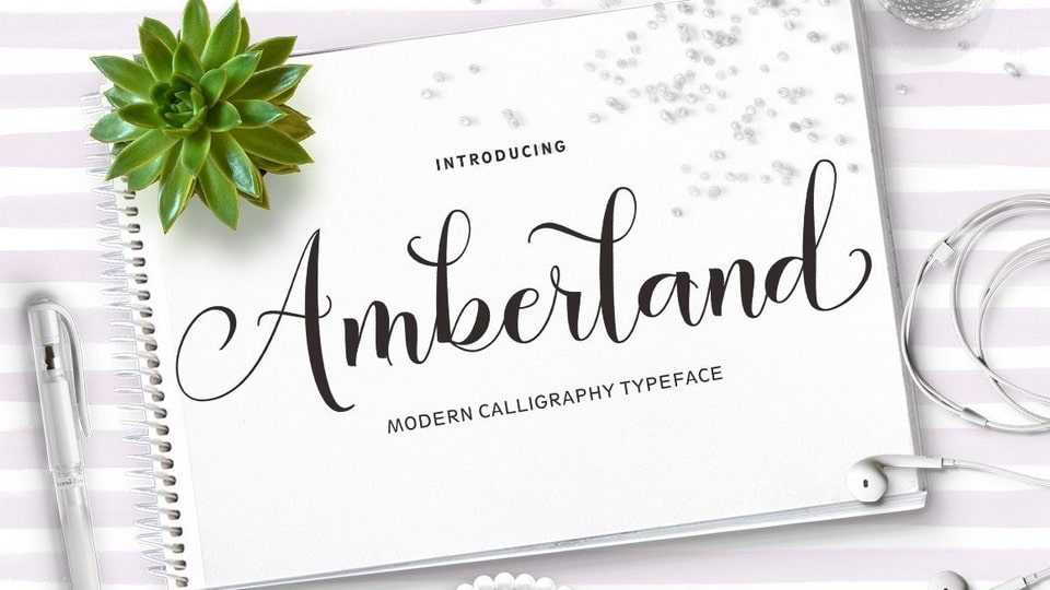 Amberland Script Font › Fontesk