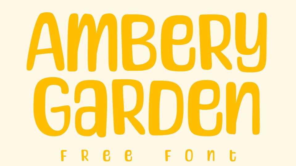 Ambery Garden Font › Fontesk