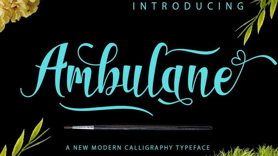 Ambulane Script Font › Fontesk