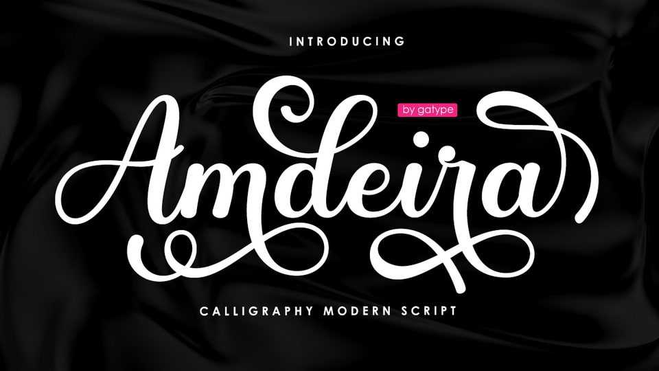 Amdeira Script Font › Fontesk