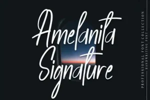 Amelanita Signature Script Font