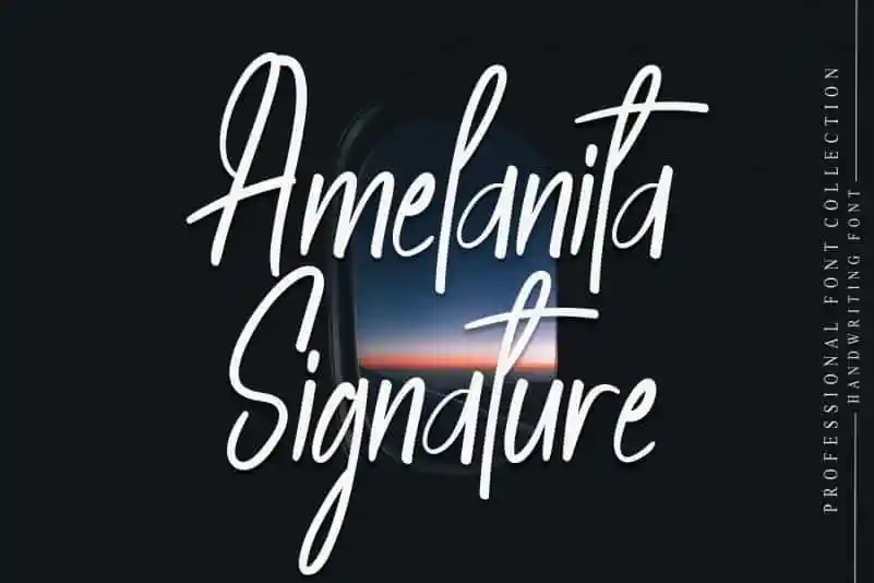 Amelanita Signature Script Font