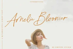 Amelia Bloomer Handwritten Font