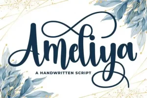 Ameliya Script Font