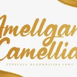 Amellgan Camellia Script Font